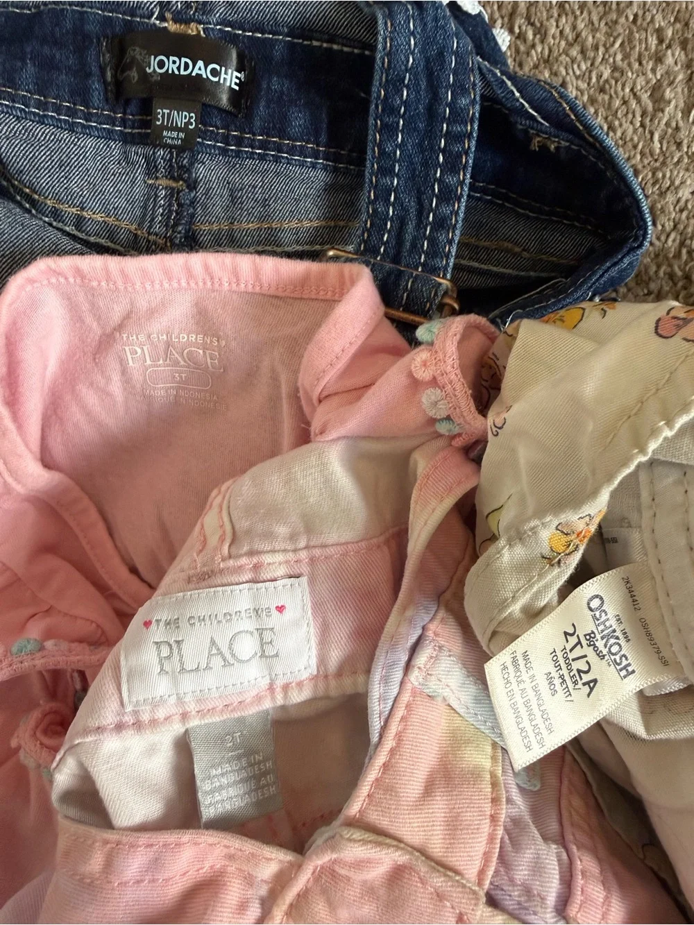 Overall Bundle 4 Pieces Size 2T to 3T OshKosh Bgosh and more